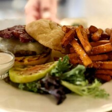 Grilled top sirloin patty